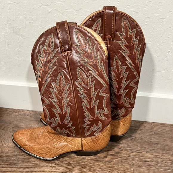 Vintage Wrangler Cowboy Boots Men’s 8 - Picture 1 of 17